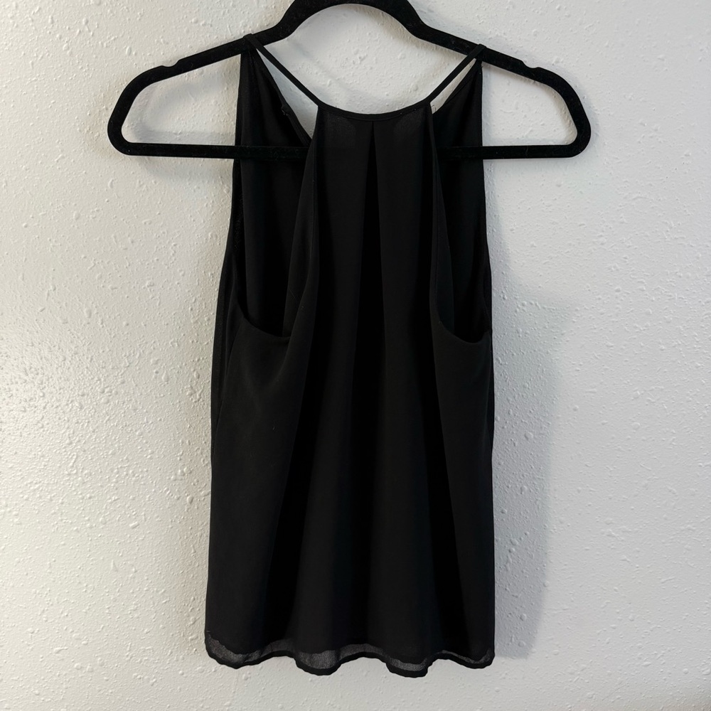 Naked Zebra Black Sleeveless Blouse - Picture 4 of 4
